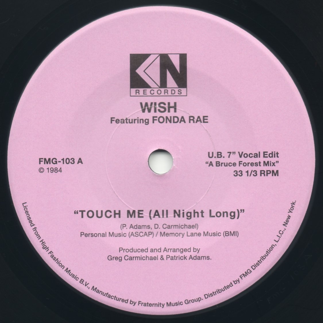 Touch Me (All Night Long) - 7